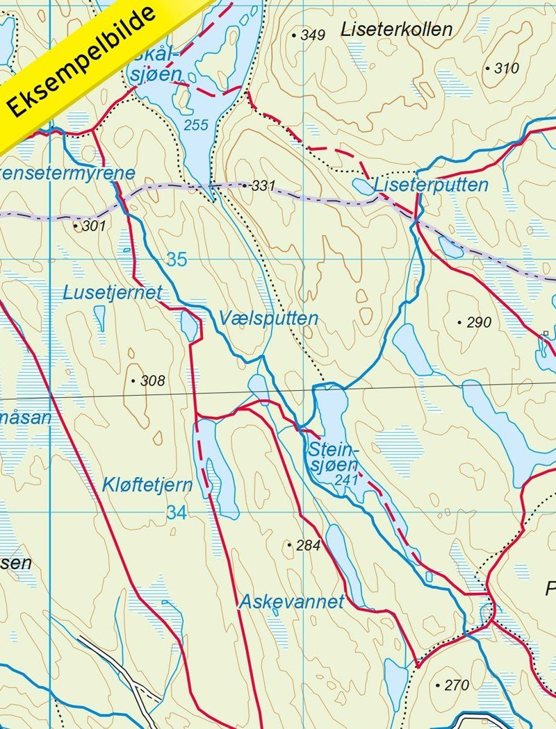 Carte de randonnée n° 2794 - Oslo Ostmark (Norvège) | Nordeca - Turkart 1/25 000 carte pliée Nordeca 