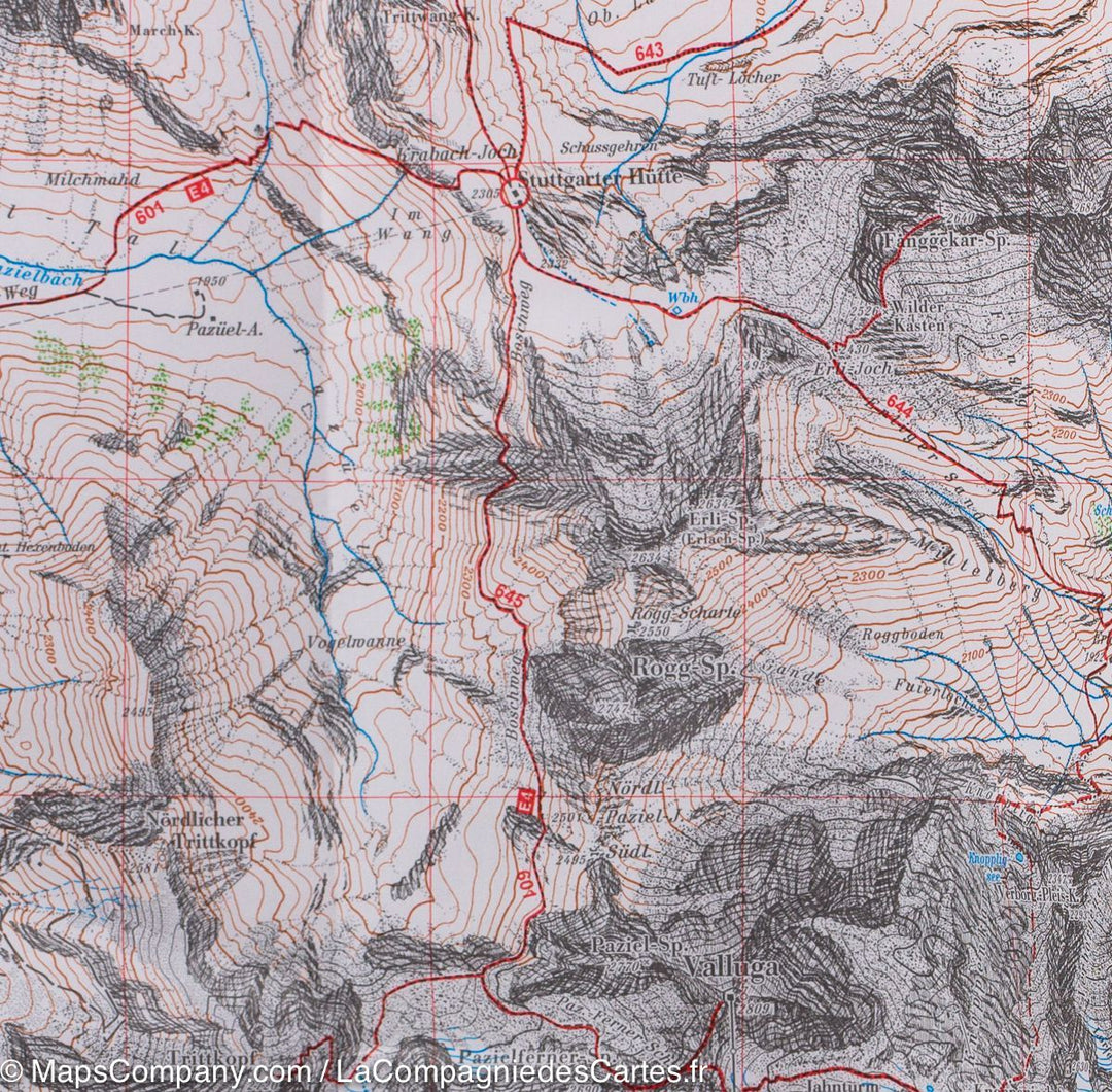 Carte de randonnée - Alpes de Lechtal - Arlberggebiet (Tyrol autrichien) # 3/2 | Alpenverein - La Compagnie des Cartes