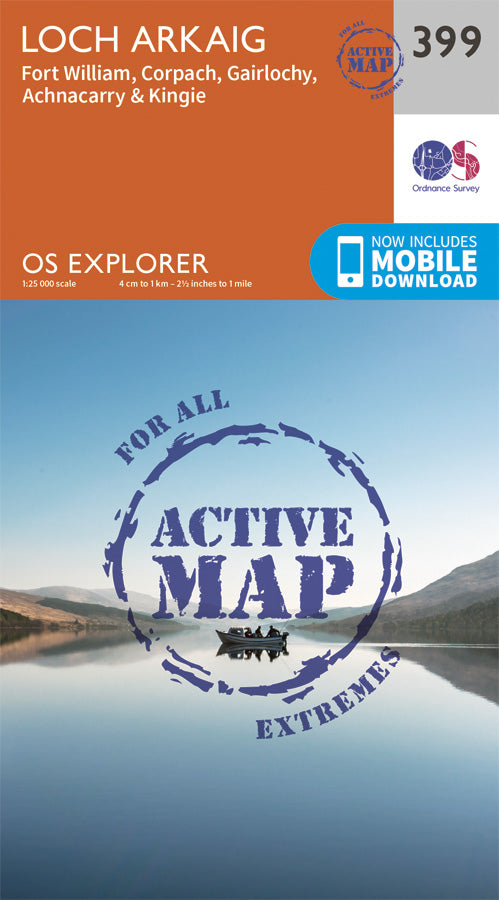 Carte de randonnée n° 399 - Lord Akraig (Grande Bretagne) | Ordnance Survey - Explorer carte pliée Ordnance Survey Plastifiée 