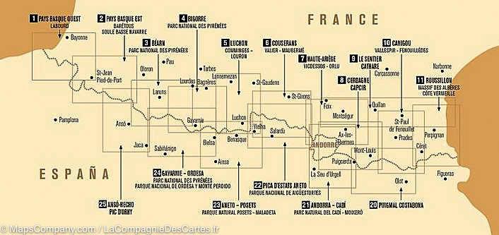Carte de randonnée n° 4 - Bigorre (Pyrénées) | Rando Editions carte pliée Rando Editions 