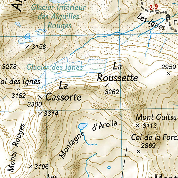 Carte de randonnée n° 4001 - Haute Route - Chamonix to Zermatt | National Geographic carte pliée National Geographic 