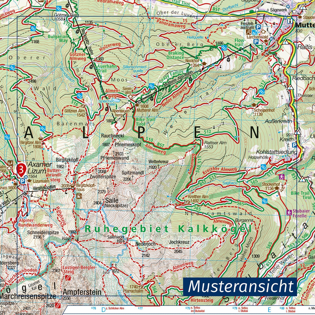 Carte de randonnée n° 45 - Defereggental, Villgratental, Lasörlinggruppe, Villgrater Berge (Tyrol, Autriche) | Kompass carte pliée Kompass 