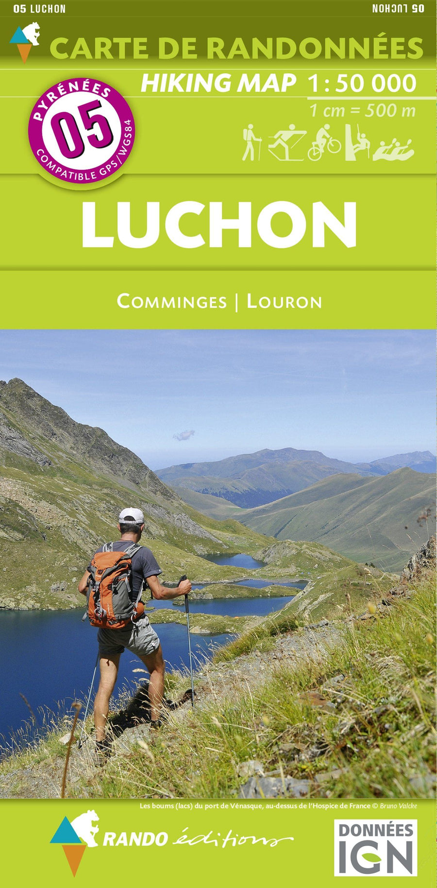 Carte de randonnée - Luchon, Comminges, Louron (Pyrénées), n°5 | Rando Editions - La Compagnie des Cartes