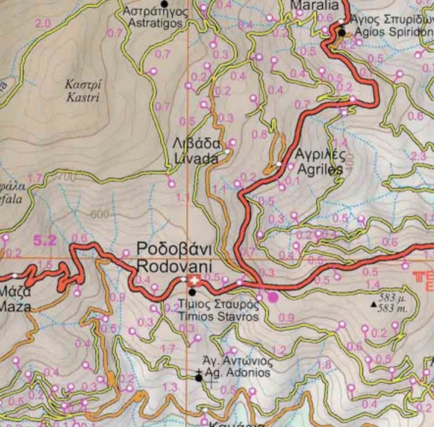 Carte de randonnée n° 501 - Crète : Samaria Gorge, Paleochora, Sougia, Ag. Roumeli | Road Editions carte pliée Road Editions 
