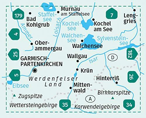 Carte de randonnée n° 6 - Alpenwelt Karwendel (Allemagne, Autriche) | Kompass carte pliée Kompass 