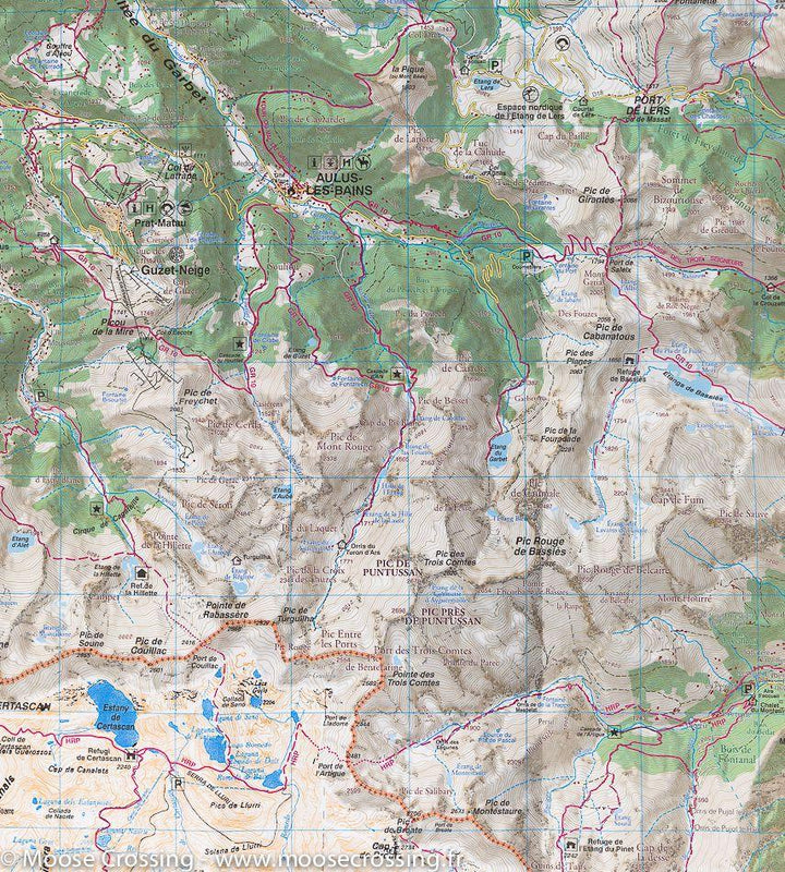 Carte de randonnée du Couserans &amp; Val d'Aran (Pyrénées), n°6 | Rando Editions - La Compagnie des Cartes