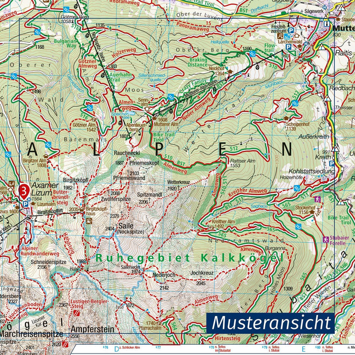 Carte de randonnée n° 65 - Klopeiner See, Karawanken Ost, Steiner Alpen (Alpes Kamniques) + Aktiv Guide (Tyrol, Autriche) | Kompass carte pliée Kompass 