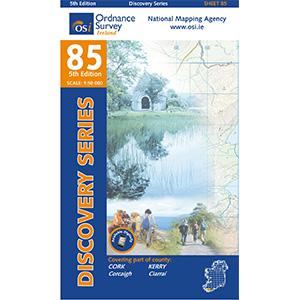 Carte de randonnée n° 85 - Cork (Bantry), Kerry (Irlande) | Ordnance Survey - série Discovery carte pliée Ordnance Survey Ireland 