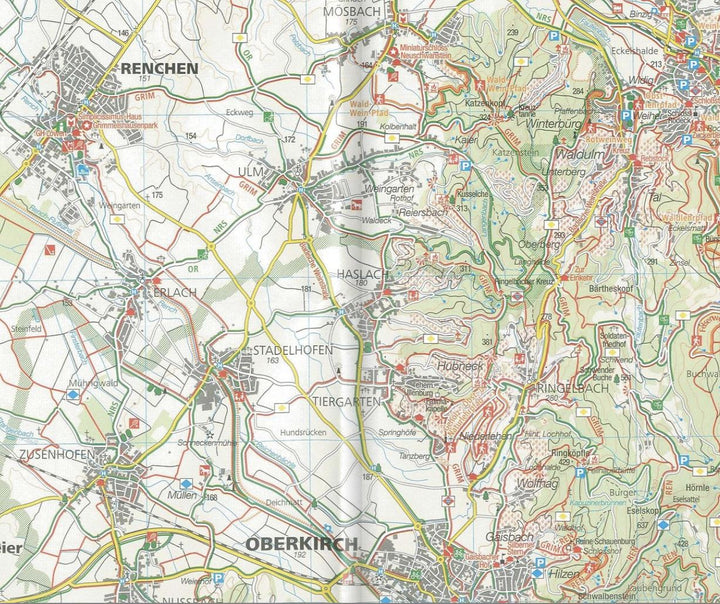 Carte de randonnée - Forêt Noire, #888 | Kompass - La Compagnie des Cartes