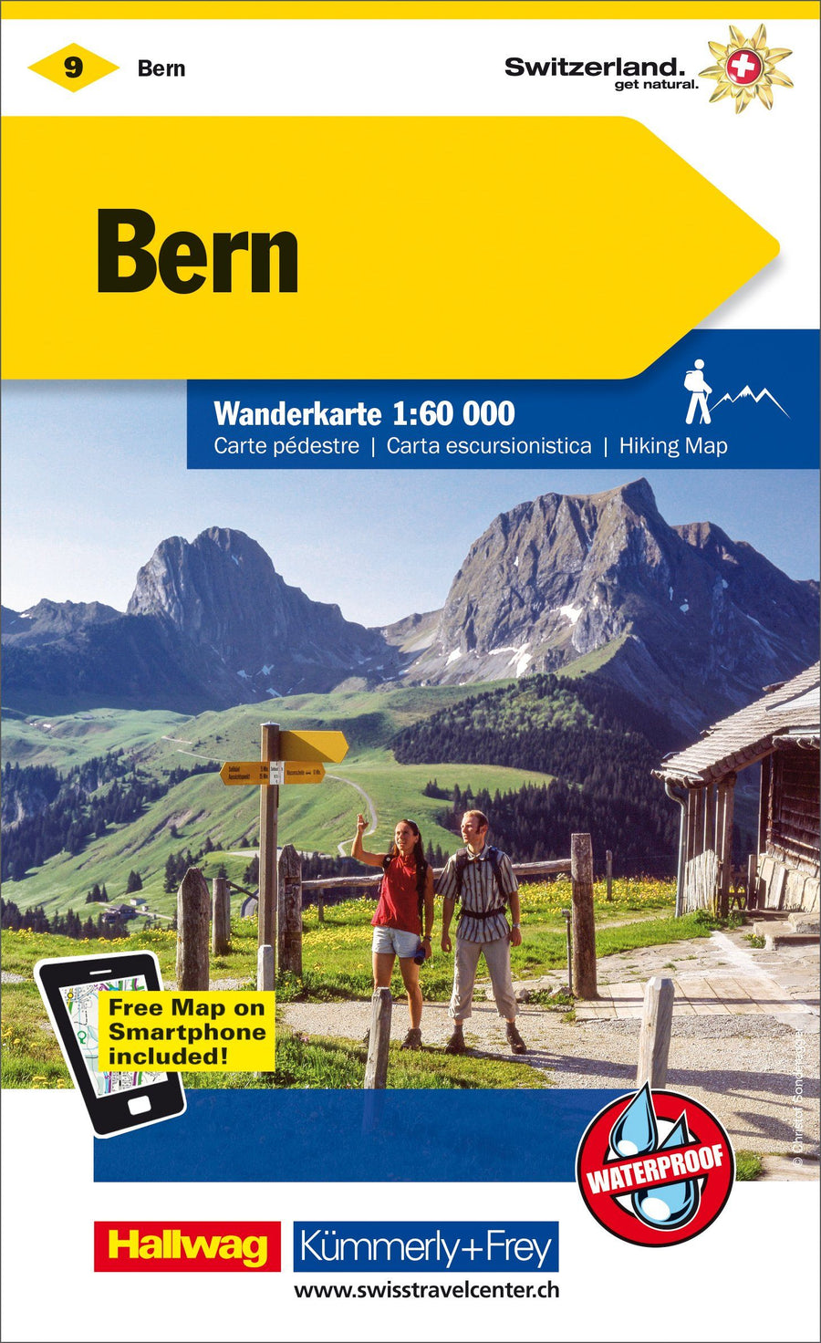 Carte de randonnée n° WK.09 - Bern (Suisse) | Kümmerly & Frey carte pliée Kümmerly & Frey 