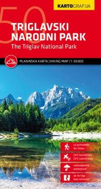 Carte de randonnée du Parc National Triglav (Slovénie) | Kartografija - La Compagnie des Cartes