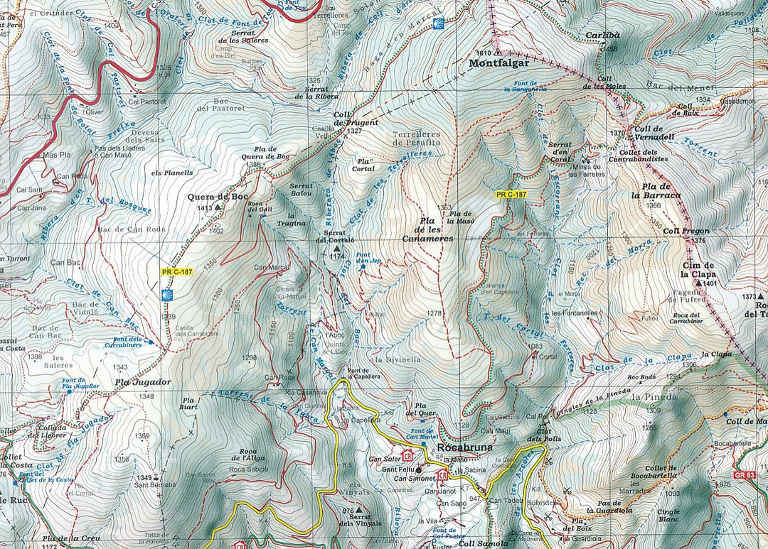 Carte de randonnée - Parc Naturel de Capçaleres del Ter (Pyrénées Est, Espagne) | Alpina carte pliée Editorial Alpina 