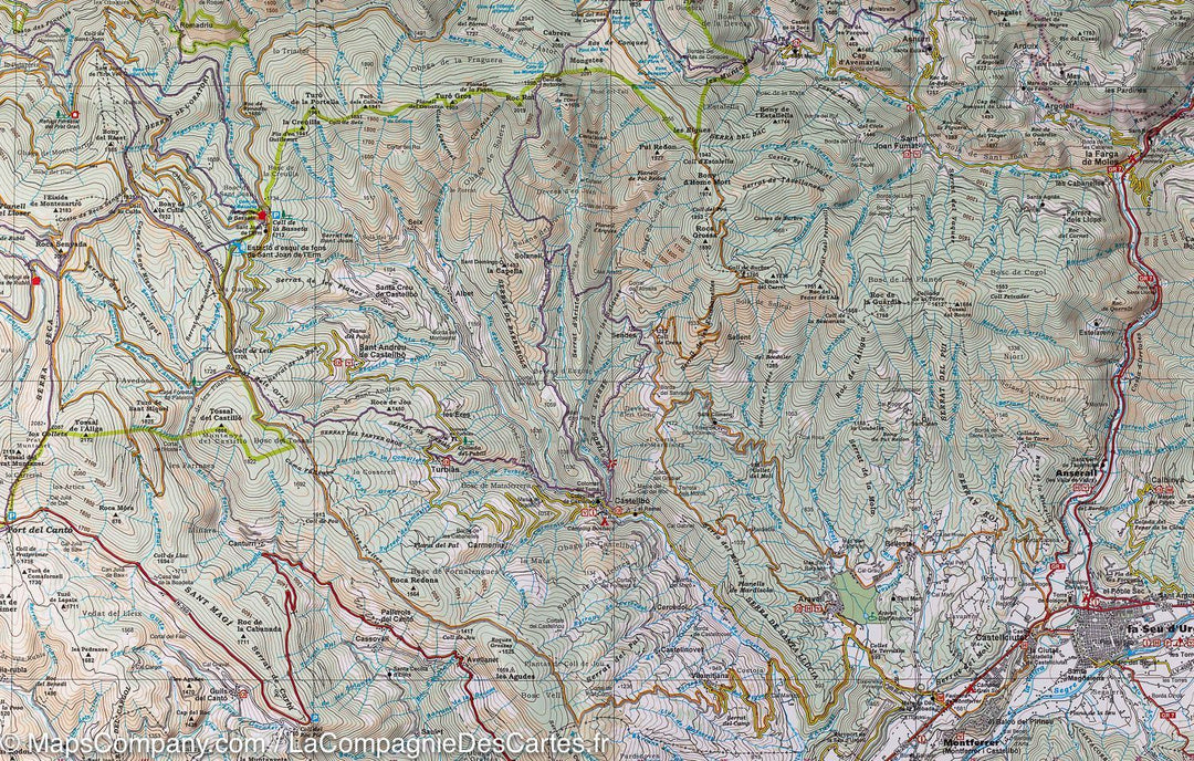 Carte de randonnée - Parc Naturel de l'Alt Pirineu (Pyrénées) | Alpina carte pliée Editorial Alpina 