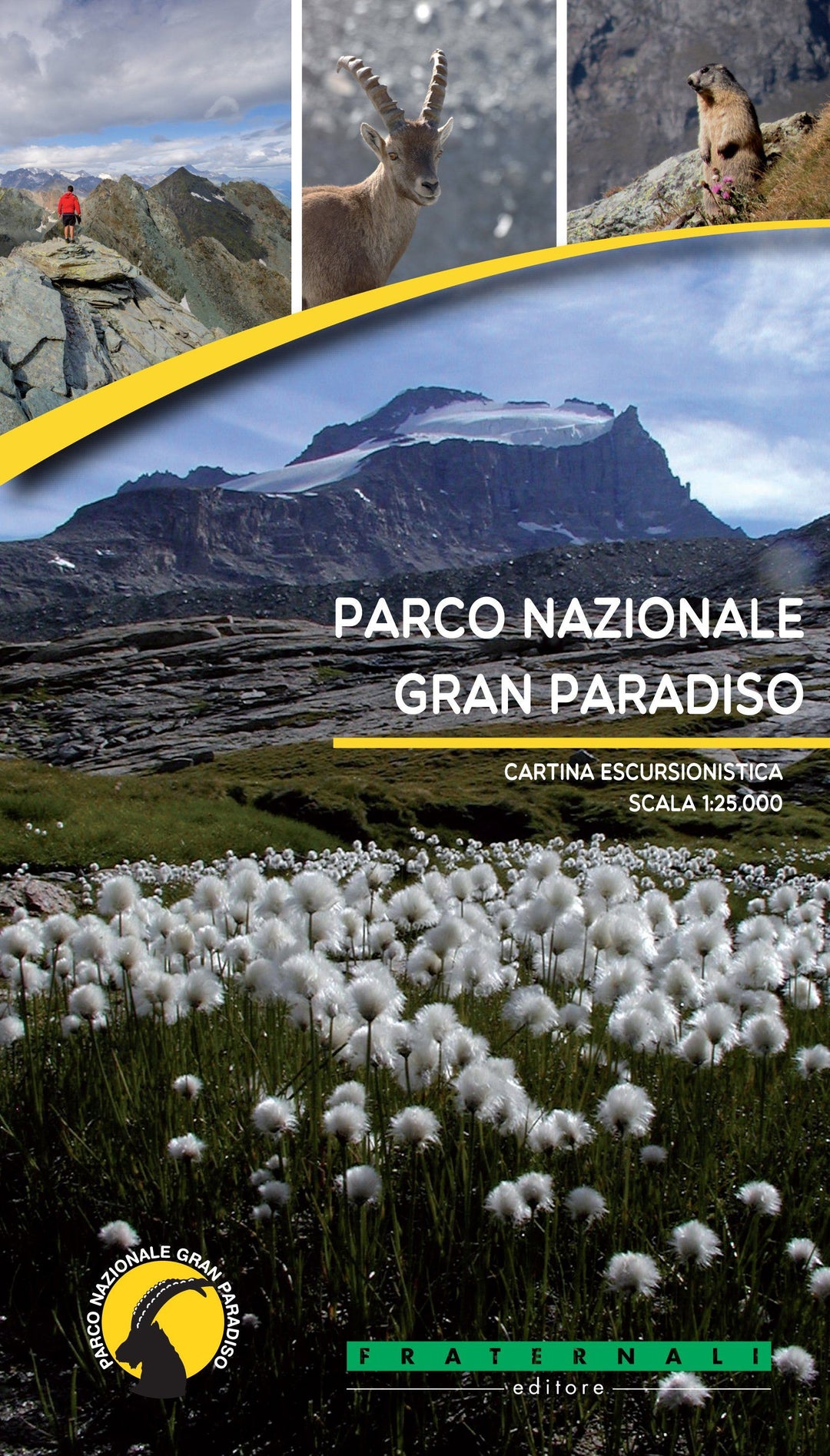 Carte de randonnée - Parco Nazionale del Gran Paradiso | Fraternali - 1/25 000 carte pliée Fraternali 