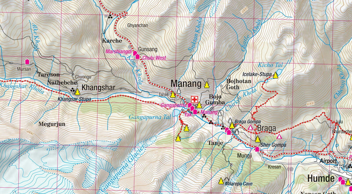 Carte de randonnée plastifiée - Annapurna, Dhaulagiri | TerraQuest carte pliée Terra Quest 
