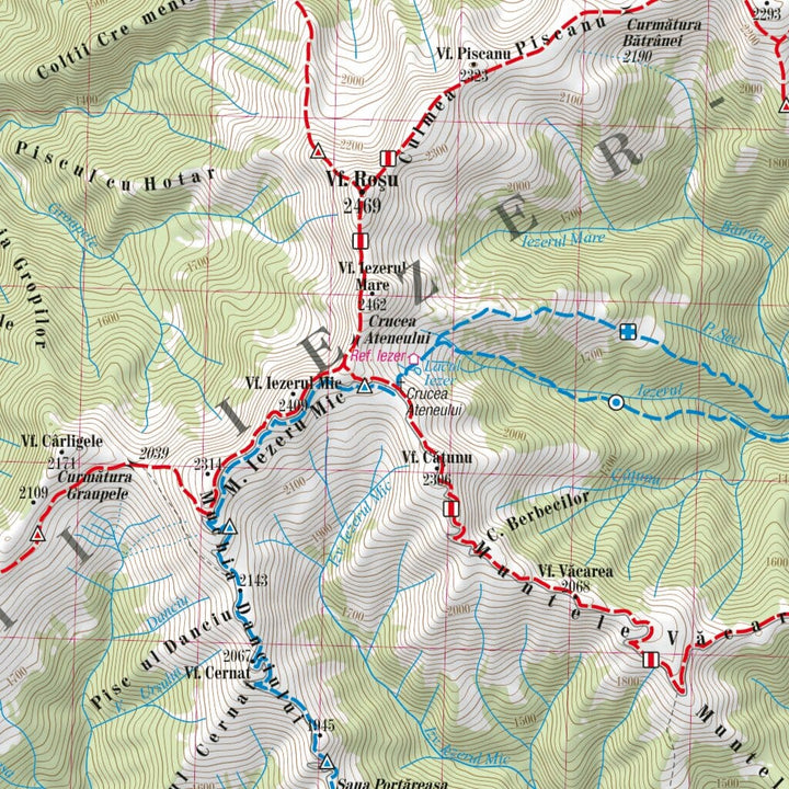 Carte de randonnée plastifiée - Fagaras, Bucegi, Piatra Craiului (Roumanie) | TerraQuest carte pliée Terra Quest 