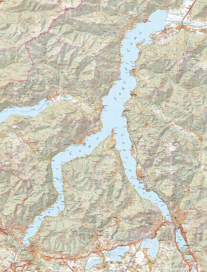 Carte de randonnée plastifiée - Lac de Côme (Italie) | TerraQuest carte pliée Terra Quest 