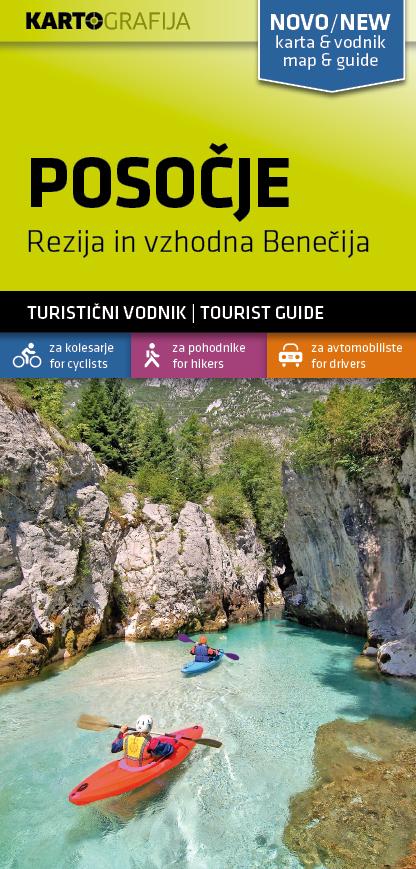 Carte de randonnée - Posocje (Slovénie) | Kartografija carte pliée Kartografija 