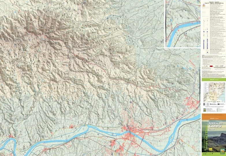 Carte de randonnée - Serra de Cardó (Catalogne) | Piolet carte pliée Editorial Piolet 