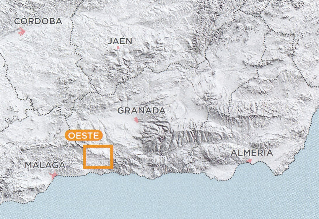 Carte de randonnée - Sierras de Tejeda, Almijara y Alhama (Andalousie) | Piolet carte pliée Editorial Piolet 