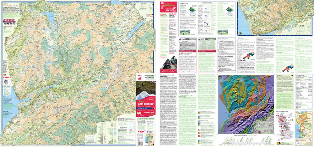 Carte de randonnée - Snowdonia Sud XT40 BMM | Harvey Maps - British Mountain carte pliée Harvey Maps 