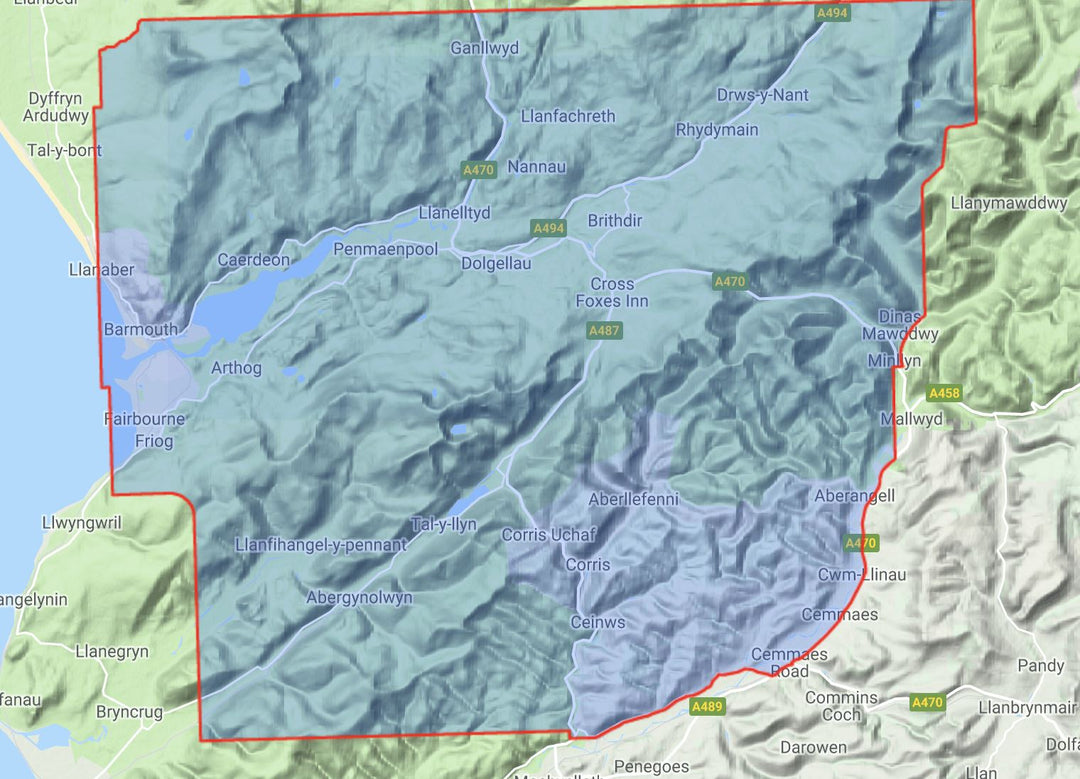 Carte de randonnée - Snowdonia Sud XT40 | Harvey Maps - Ultramap carte pliée Harvey Maps 