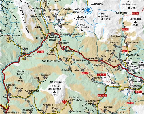 Carte de randonnée - Turbon, Alto Valle de Isabena | Alpina carte pliée Editorial Alpina 
