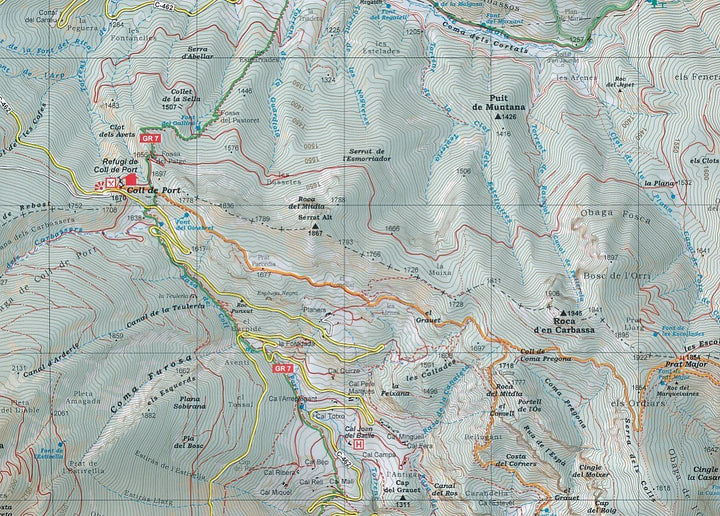 Carte de randonnée - Vall de Lord, Port del Comte (Pyrénées catalanes) | Alpina carte pliée Editorial Alpina 