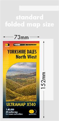 Carte de randonnée - Yorkshire Dales Nord Ouest XT40 | Harvey Maps - Ultramap carte pliée Harvey Maps 