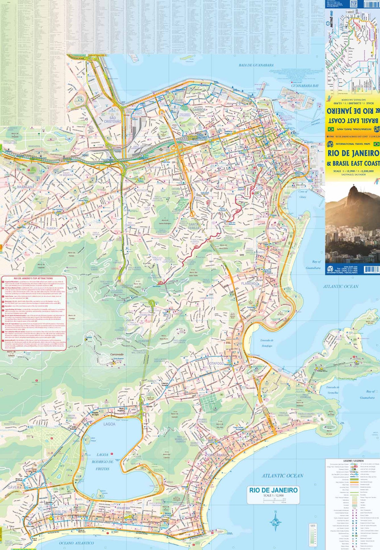 Carte et repères sur le Brésil - ritimo