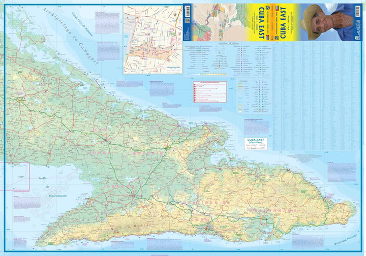 Carte de voyage - Cuba Est | ITM carte pliée ITM 