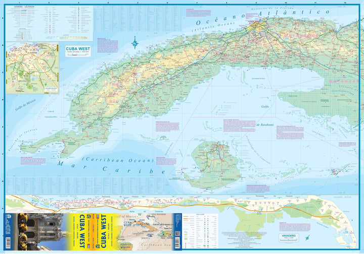 Carte de voyage - Cuba Ouest | ITM carte pliée ITM 
