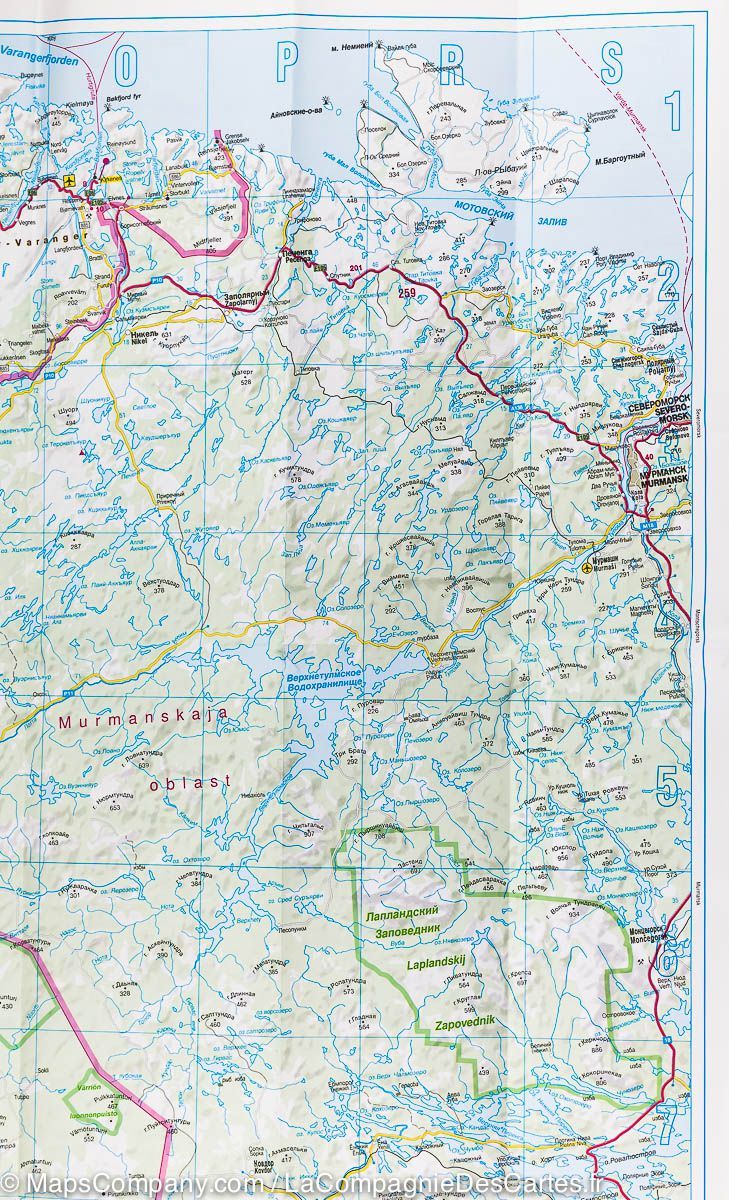 Carte de voyage - Finlande (imperméable) | ITM carte pliée ITM 
