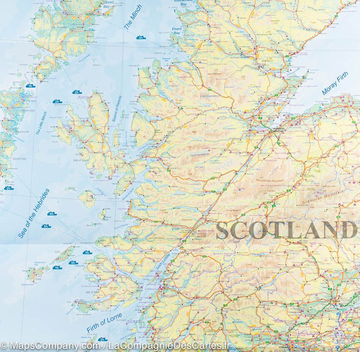 Carte de voyage - Grande Bretagne | ITM carte pliée ITM 