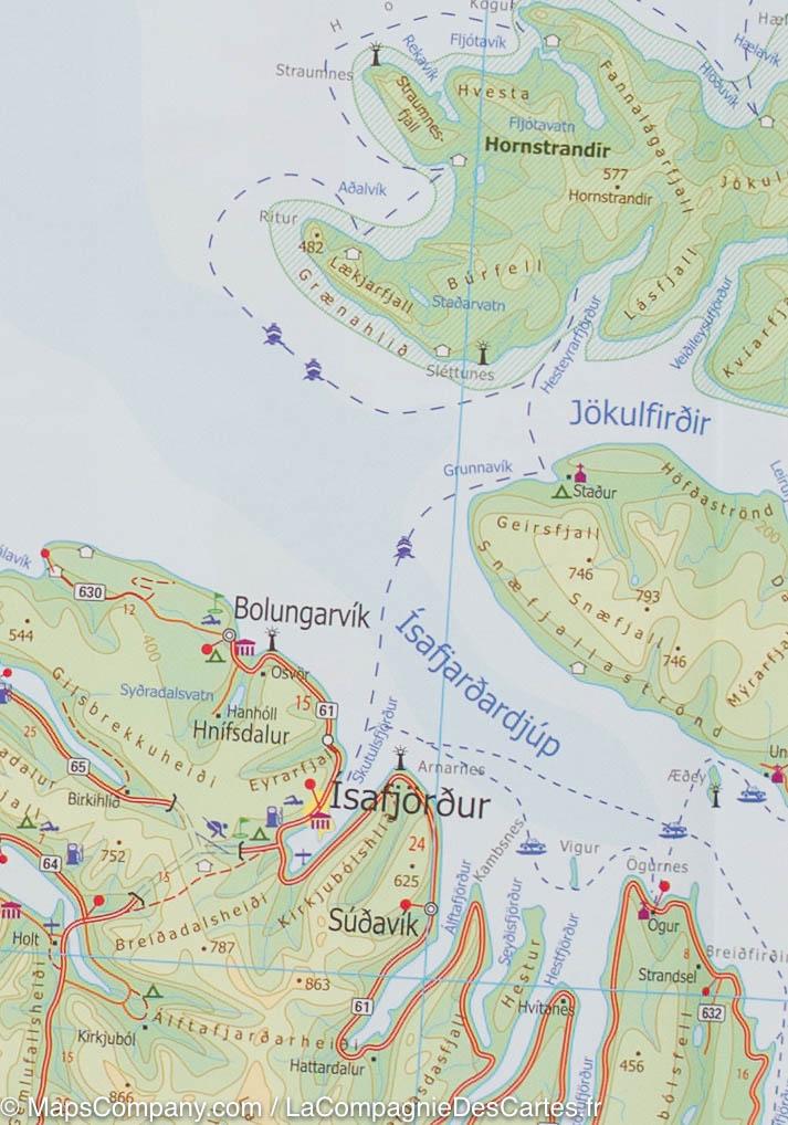 Carte de voyage - îles Vierges  ITM – La Compagnie des Cartes - Le voyage  et la randonnée