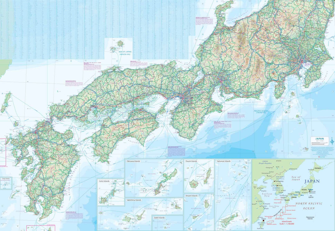 Carte de voyage - Japon | ITM carte pliée ITM 
