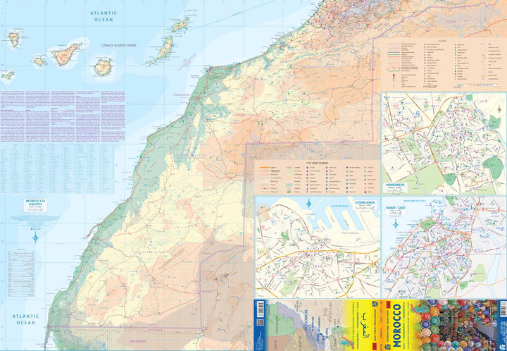 Carte de voyage - Maroc | ITM carte pliée ITM 
