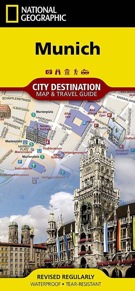 Carte de voyage - Munich (Allemagne) | National Geographic carte pliée National Geographic 