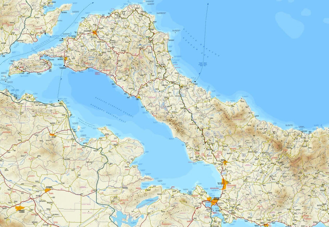 Carte de voyage n° 433 - Ile d'Eubée (Evia /Euboea) | Terrain Cartography carte pliée Terrain Cartography 