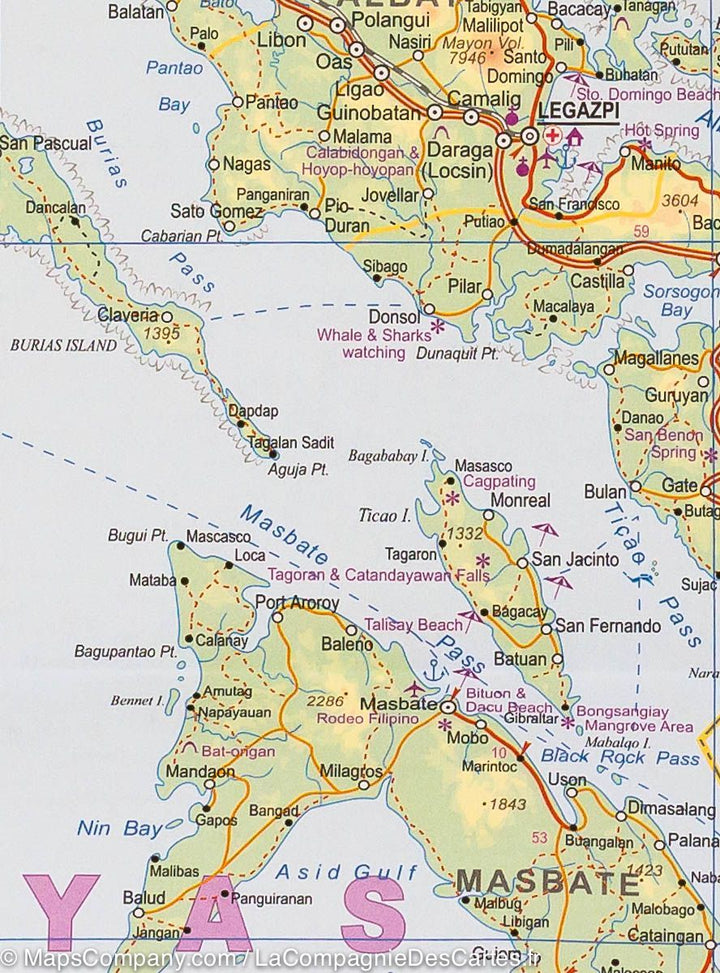 Carte de voyage - Philippines & Plan de Manille | ITM carte pliée ITM 