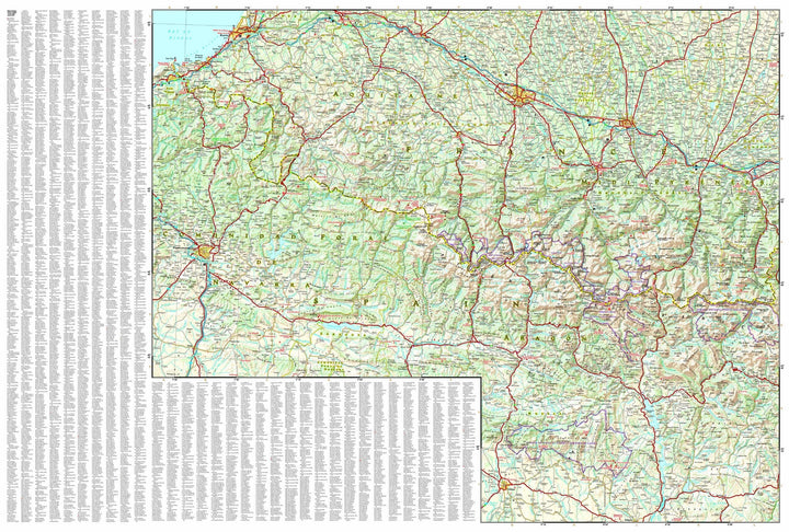 Carte de voyage - Pyrénées & Andorre | National Geographic carte pliée National Geographic 