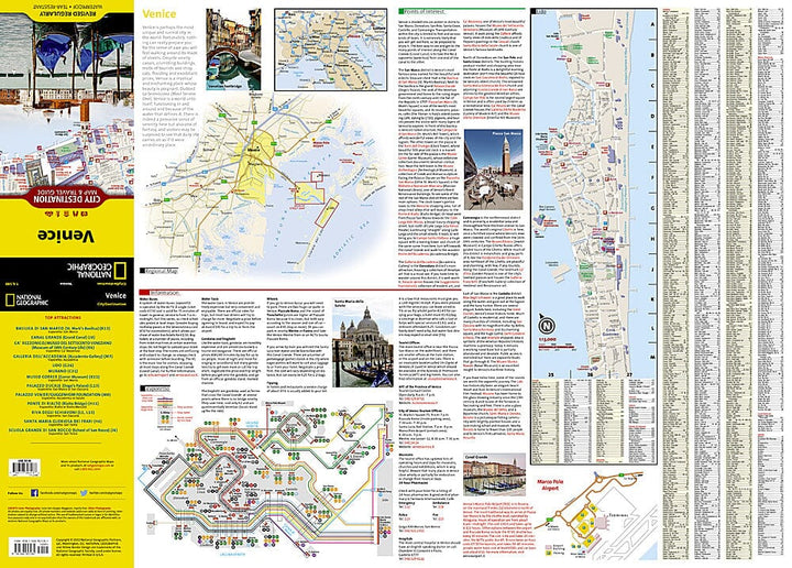 Carte de voyage - Venise (Italie) | National Geographic Maps carte pliée National Geographic 