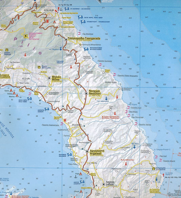Carte des îles Sporades (Grèce) - n° 73 | Orama carte pliée Orama 