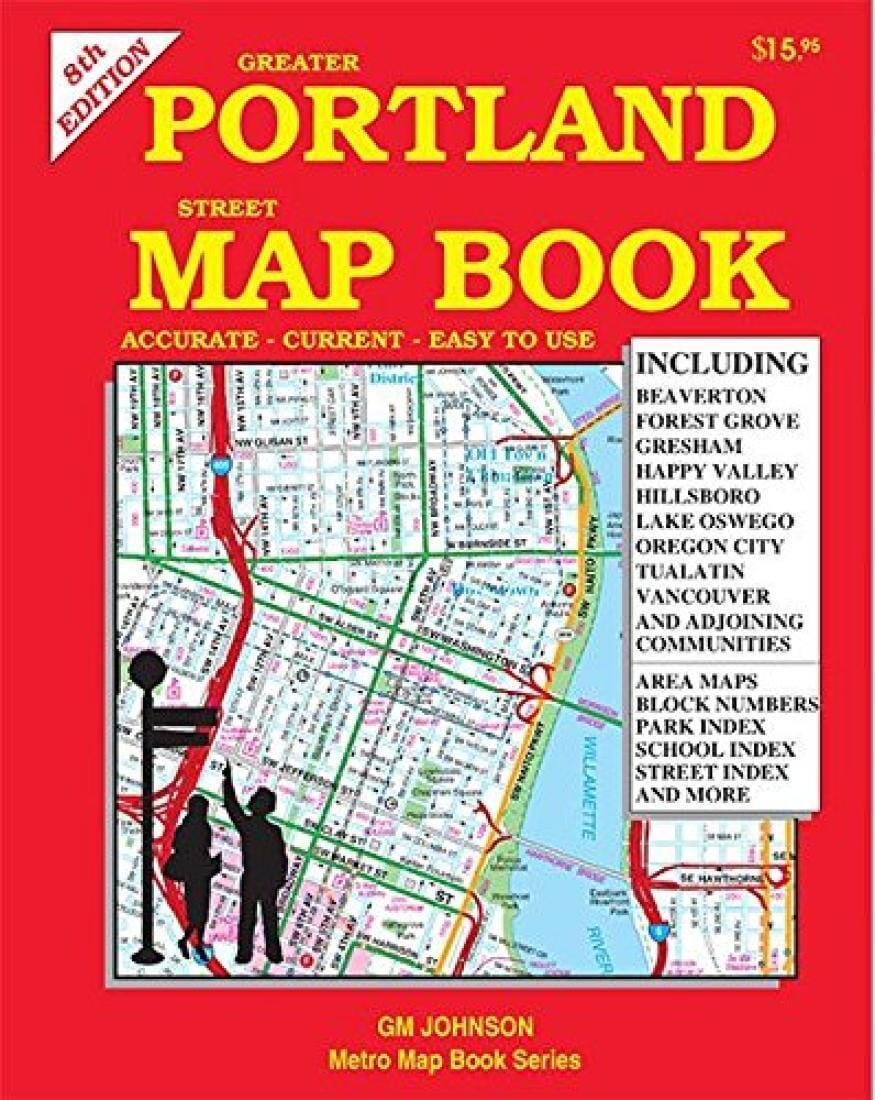 Greater Portland Street Map | GM Johnson Atlas 