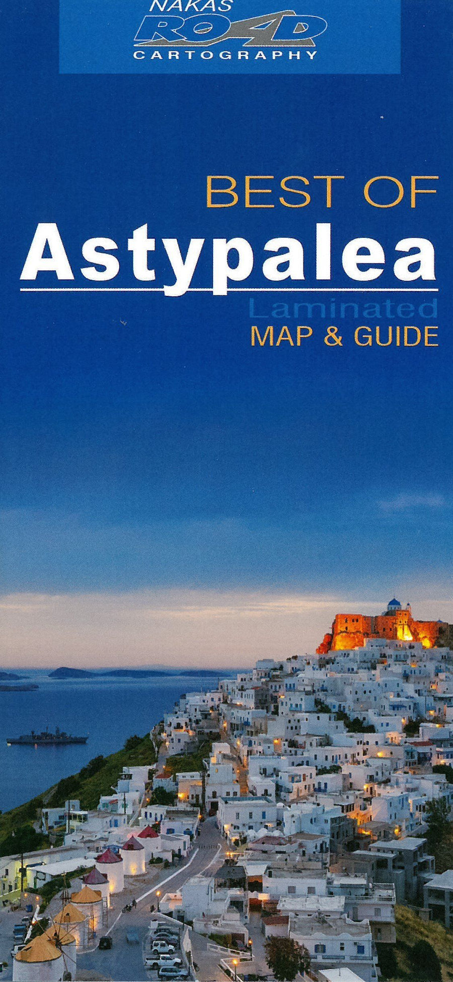 Carte détaillée - Astypalea | Road Editions - Best Of carte pliée Road Editions 