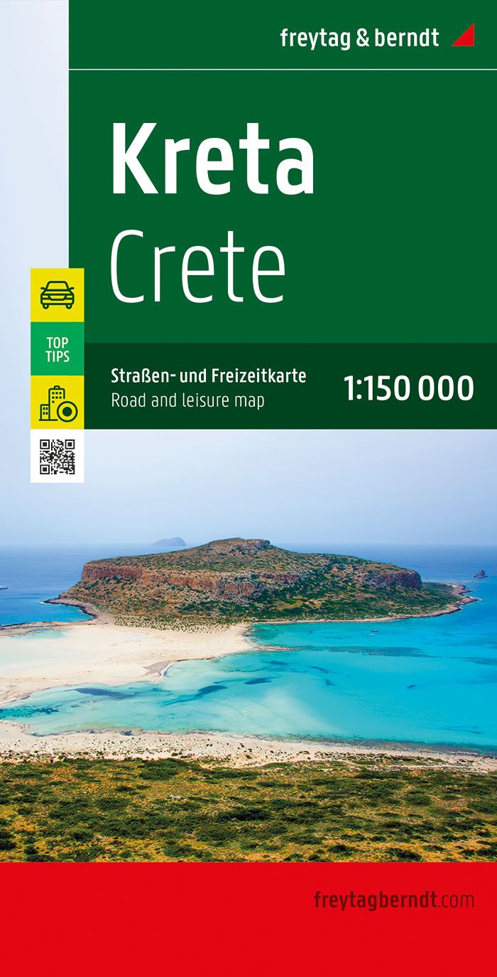 Carte détaillée - Crète (Grèce) | Freytag & Berndt carte pliée Freytag & Berndt 