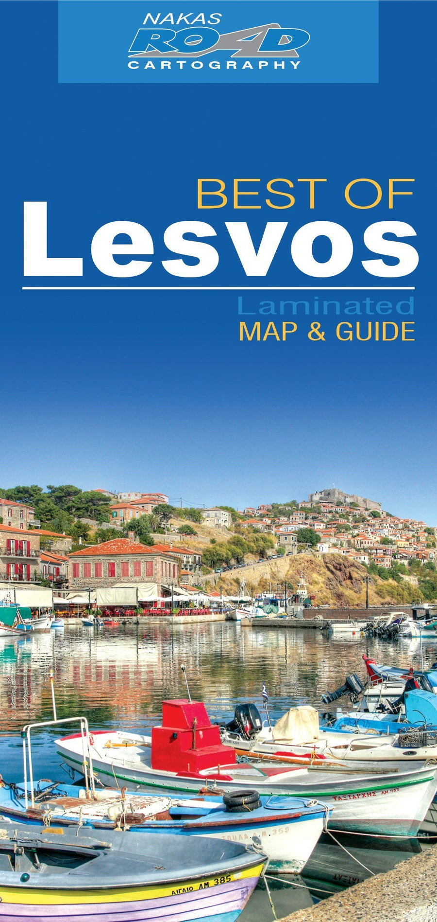 Carte détaillée - Lesbos | Road Editions - Best Of carte pliée Road Editions 