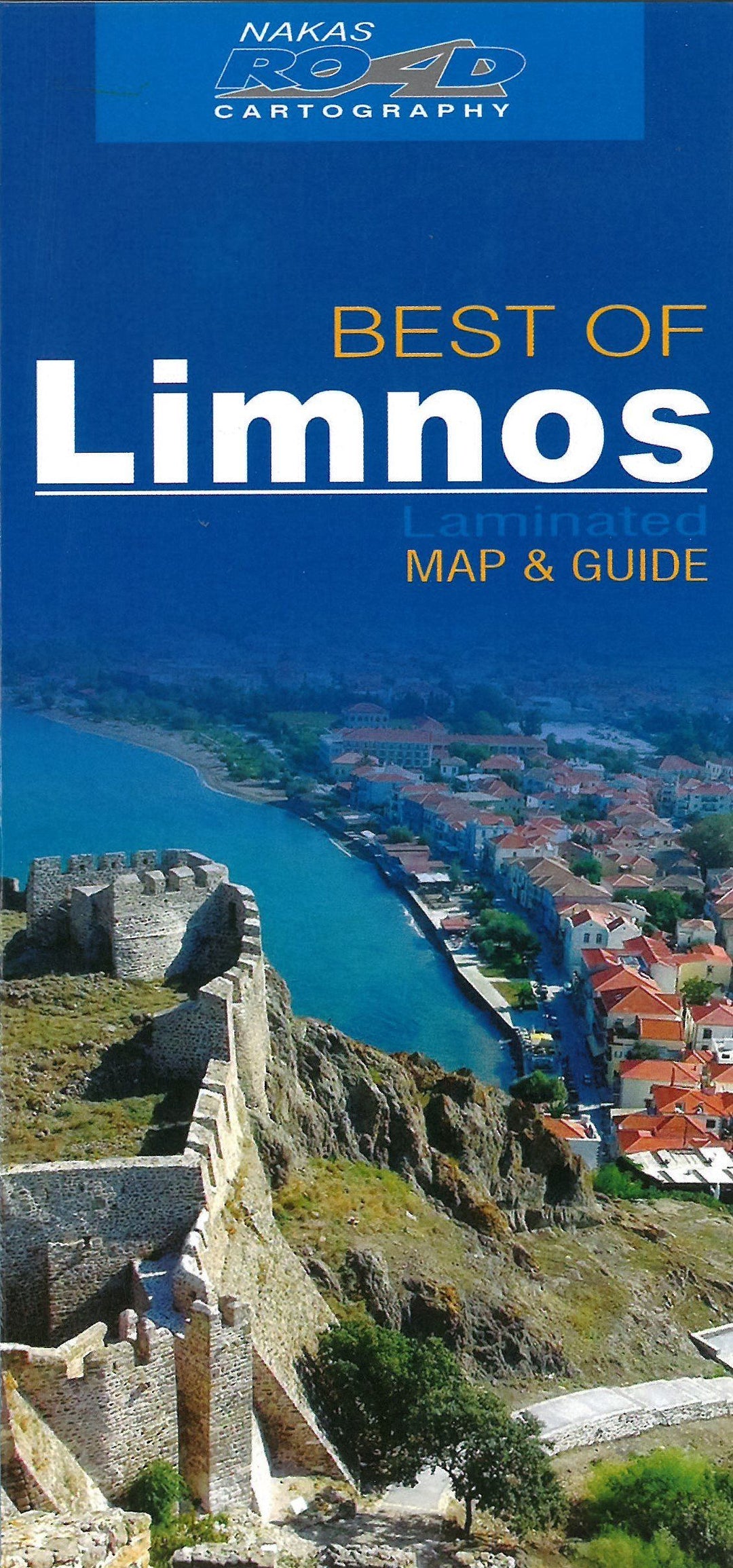 Carte détaillée - Limnos | Road Editions - Best Of carte pliée Road Editions 