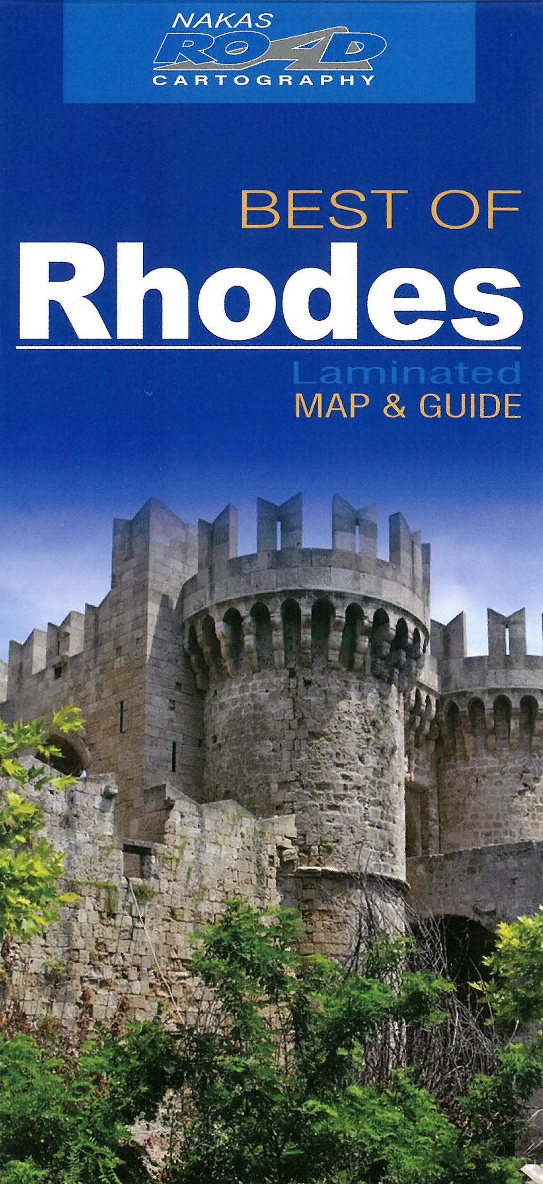 Carte détaillée - Rhodes | Road Editions- Best Of carte pliée Road Editions 