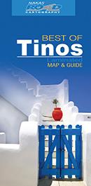 Carte détaillée - Tinos | Road Editions - Best Of carte pliée Road Editions 